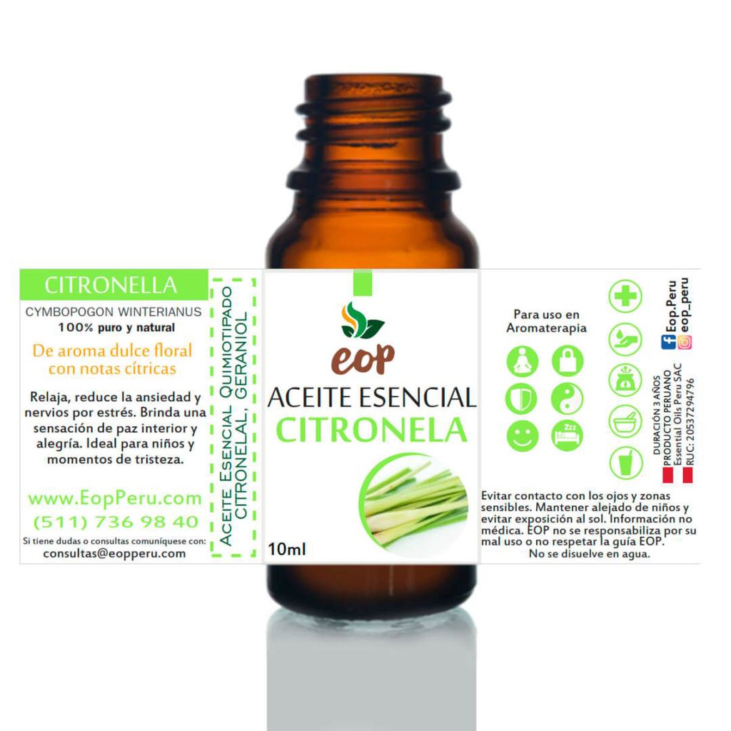 Aceite Esencial de Citronela